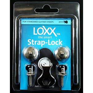 Loxx Strap Lock Set Nickel strap lock
