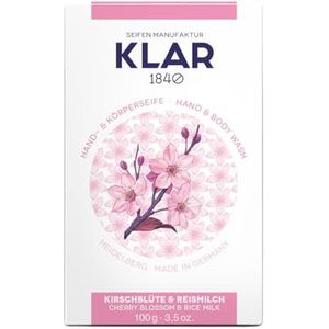 KLAR Kersenbloesem & Rijstmelk Zeep 100 g