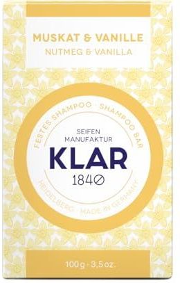 Solid Shampoo - Nootmuskaat/Vanille - Geen Siliconen - Duurzaam Verpakt