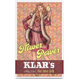 Klar - Flower Power - Handzeep - 100 g - Retro Design