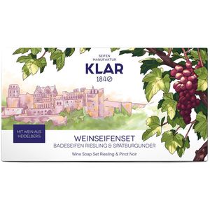 KLAR Wijn zeep set 2 x 150 g