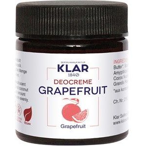KLAR Grapefruit deodorant crème 30 ml