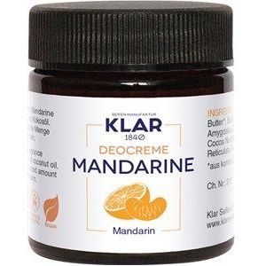 Klar - Deocreme - Natuurlijk - 100ml - Huidvriendelijk