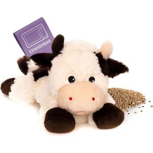 Magnetronknuffel - koe - warmte knuffel - magnetron - koeien - 28 cm