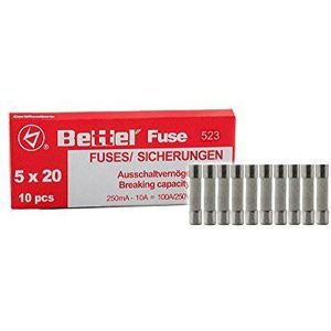 10 stuks keramische zekeringen 1,6 A 5 x 20 mm
