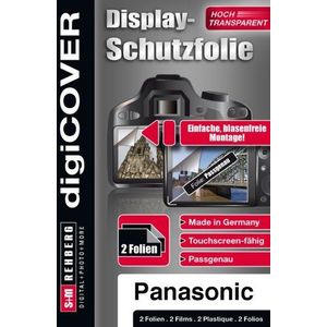 digiCOVER 2x LCD displaybeschermfolie voor Panasonic DMC-FZ62