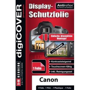 digiCOVER LCD Screen Protection Film voor Canon IXUS 255 HS (Pack van 2)