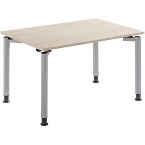 THEA - Bureau met 4 tafelpoten, hoogte 680 - 820 mm