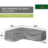 Premium Loungegruppen L-Form asymmetrisch