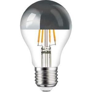 LEDmaxx LED kopspiegellamp zilver E27 4W 2700K Niet dimbaar
