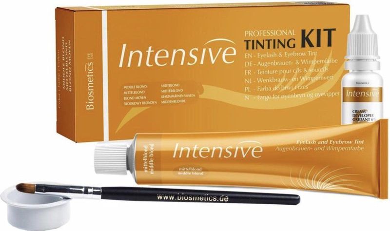 Biosmetics Mini Tinting Kit - Naturel- Wenkbrauwverf- Wimperverf