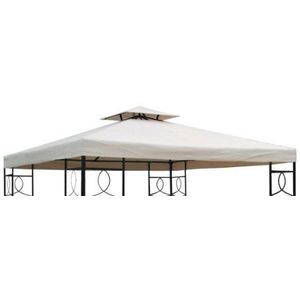 Spetebo Paviljoen vervangend dak 3x3 meter - beige - waterdicht/schoorsteenafvoer - paviljoendak