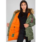 N3B VF 59 - Winterjas - Zwart - Vluchtnylon