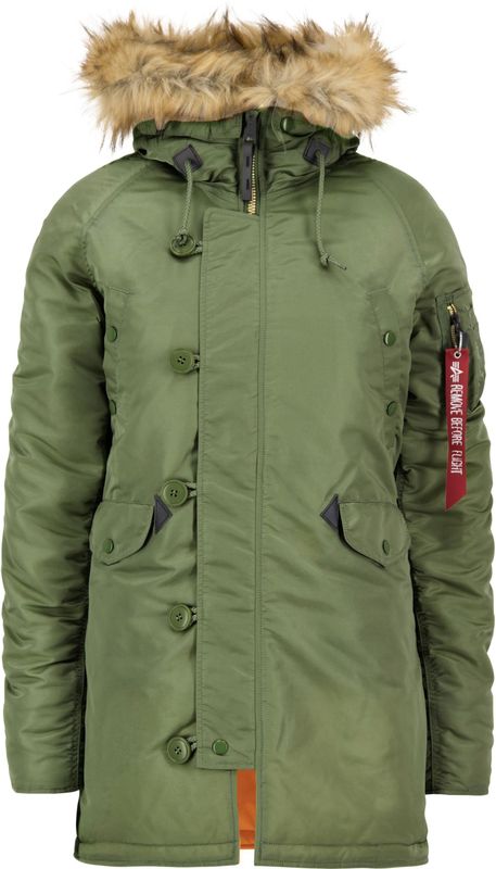 N3B VF 59 - Winterjas - Zwart - Vluchtnylon