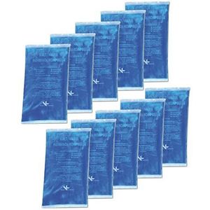 KK Koud-Warm kompres, 9 x 16 cm, per stuk verpakt (1 x 10 stuks), modern, blauw