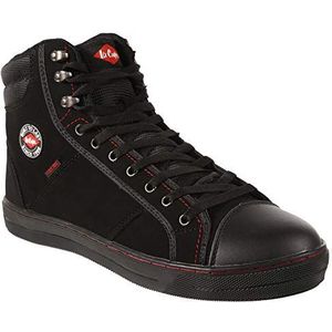 Lee Cooper Workwear Lcshoe022, Veiligheidsschoenen voor Volwassenen, Uniseks, Zwart, 36 EU