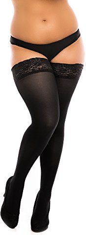 Biggi Big - Opaque - Hold-up Kousen - Zwart - 60 den