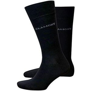 GLAMORY Herensokken, 100 denier (verpakking van 3 stuks), zwart (zwart zwart)., 43/46 EU