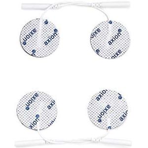 4 ronde elektroden / pads Ø32mm - EMS-Training en TENS-pijnbehandeling - axion