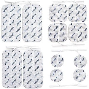 12-delige gemengde set elektroden/pads voor EMS-Training en TENS-pijnbehandeling