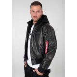 MA 1 D Tec FL - Winterjas - Zwart - Polyurethaan - Met Capuchon