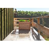 Holz Hochbeet, Kräuterbeet 'Lärche 100' natur 100 x 65 x 66 cm (l x b x h) - Westmann
