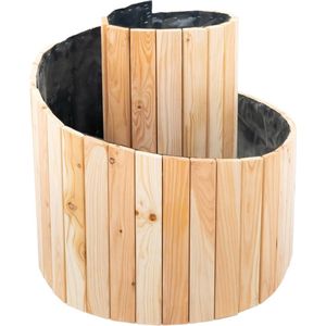 Westmann Holz Hochbeet Kräuterschnecke natur Ø55x74 cm