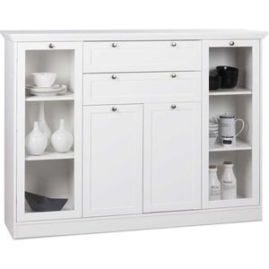 Highboard  ¦ weiß ¦ Maße (cm): B: 160 H: 120 T: 40.0 Kommoden & Sideboards > Highboards - Möbel Kraft