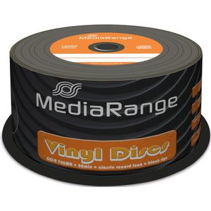 MediaRange | CD-R | 700 MB | Black Vinyl | 50 Stuks