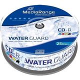 MediaRange - CD-R - 700MB/80Min - 25 Stuks - Gouden Laag