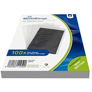 MediaRange Toebehoren CD-/DVD-Rohlinge Opbergmap/sleeve 1schijven Transparant