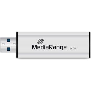 MediaRange MR917 USB-flashdrive 64 GB USB Type-A 3.2 Gen 1 (3.1 Gen 1) Zwart, Zilver