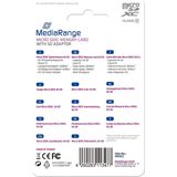 MediaRange - microSDXC Geheugenkaart - 64GB - Class 10 - Inclusief Adapter