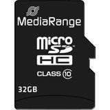 MediaRange - microSDHC Geheugenkaart - 32GB - Class 10 - Met Adapter