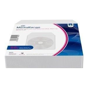 MediaRange Plastiktaschen Mini CD-R u. Mini DVD-R,50er Pack