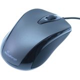 MediaRange - MROS201 - Muis - Zwart - Grijs - Bedraad