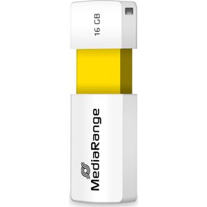 MediaRange USB-geheugenstick, Color Edition, geel, 16 GB