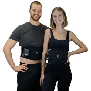 eaglefit EMS Belt 2.0 Appareil d'entraînement efficace du ventre ou du dos avec 6 électrodes (S)