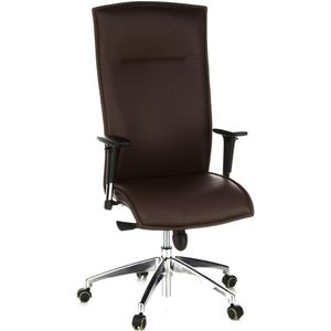 hjh OFFICE Murano 20 - Luxe directiestoel - Bruin - Leder