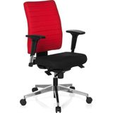 hjh office Pro-Tec 400 - Bureaustoel - Stof - Alumimium  - Donkerblauw