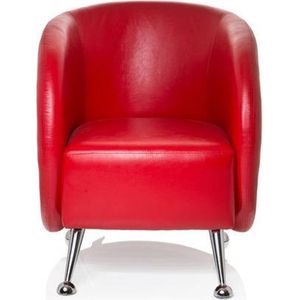 ST. LUCIA | 1-Zits - Gestoffeerde fauteuil Rood