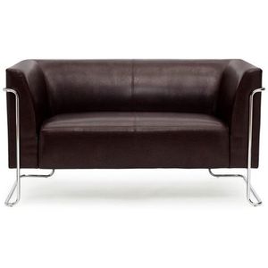 Loungebank | Kunstleder | Bruin | Curacao | 2-Zits