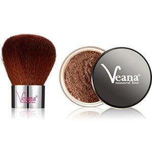 Veana Mineral Foundation Milk Chocolate 6 g plus Kabuki, per stuk verpakt (1 x 6 g)