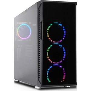 Nanoxia Behuizing A-RGB ATX-Glas-Front-USB3.1 ARGB met ODD