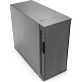 Nanoxia Deep Silence 8 Basic, Micro Tower, PC, Zwart, ATX, EATX, Kunststof, Staal, 18 cm