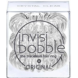 Invisibobble Haaraccessoires voor haarstylisten, elastisch, geen sporen achterlaten, transparant, 3 stuks