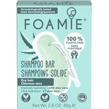 Foamie - Vaste shampoo Aloë You Vera Much voor droog haar | 100% veganistisch – aloë vera en amandelolie.