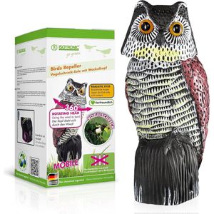 Isotronic Uil - Vogelverschrikker met Beweegbare Kop - Effectief en Duurzaam