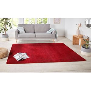 Hanse Home 101151 Uni tapijt 67 x 120 cm, rood