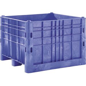 Grote bak van polyethyleen, inhoud 700 l, uitvoering 2 sleden, 2 poten, vanaf 6 st.